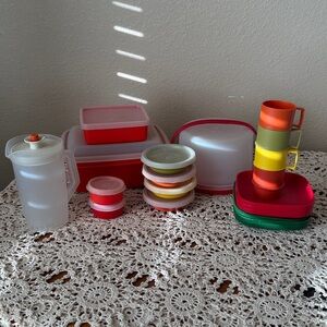 Vintage miniature Tupperware